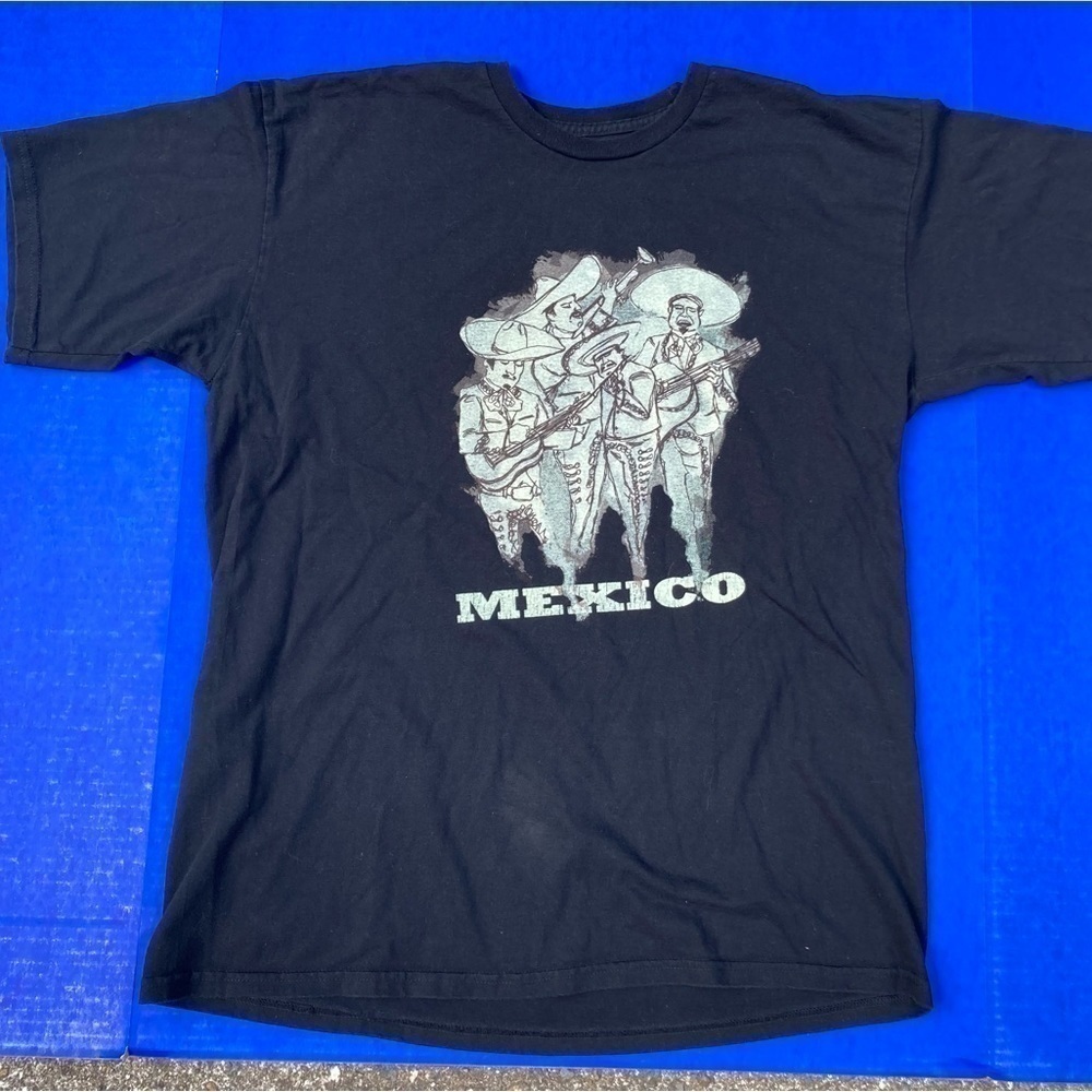 Sandia Wear Black T-Shirt Mexico, Size XL